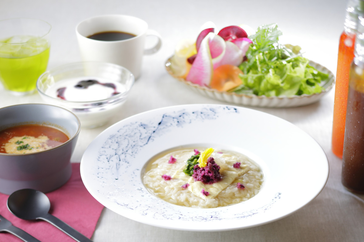 生湯葉漬物リゾット