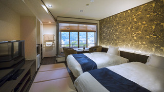 展望風呂（温泉）付き客室 [プレミア] [ツインルーム] [禁煙] [夜景がきれい] [海が見える]