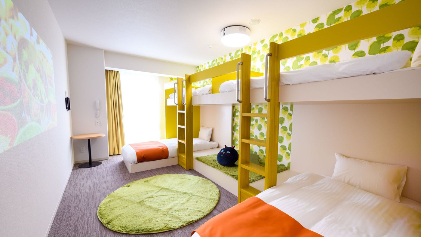 女子の心をくすぐるポップな色使い＆大浴場の癒し♡3714246