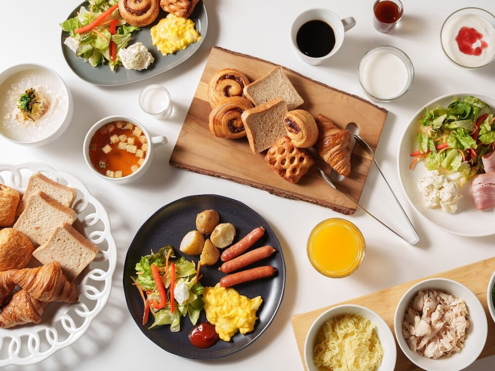 朝食ビュッフェ