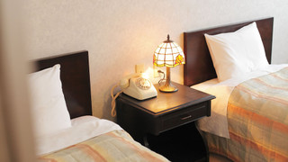 ツインルーム　専用バスルーム