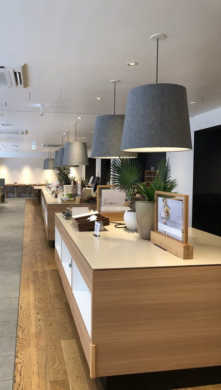 とってもきれいな朝食会場