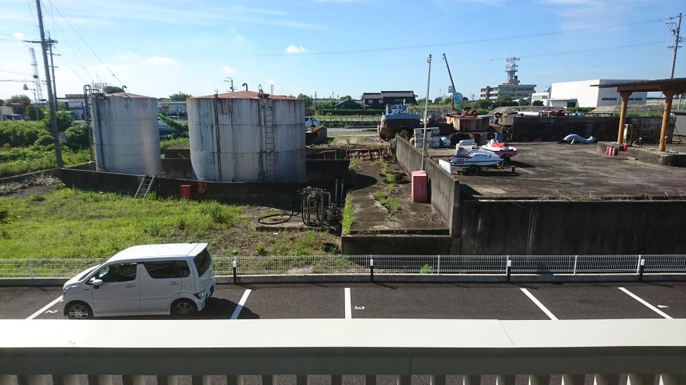 外観は撮りわすれました。これはテラス?からの眺め