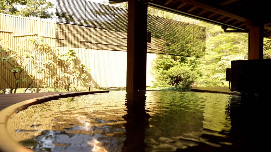 のびのびと
朝風呂を満喫 / 2