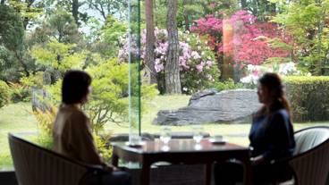 館内から見る庭園 / 6