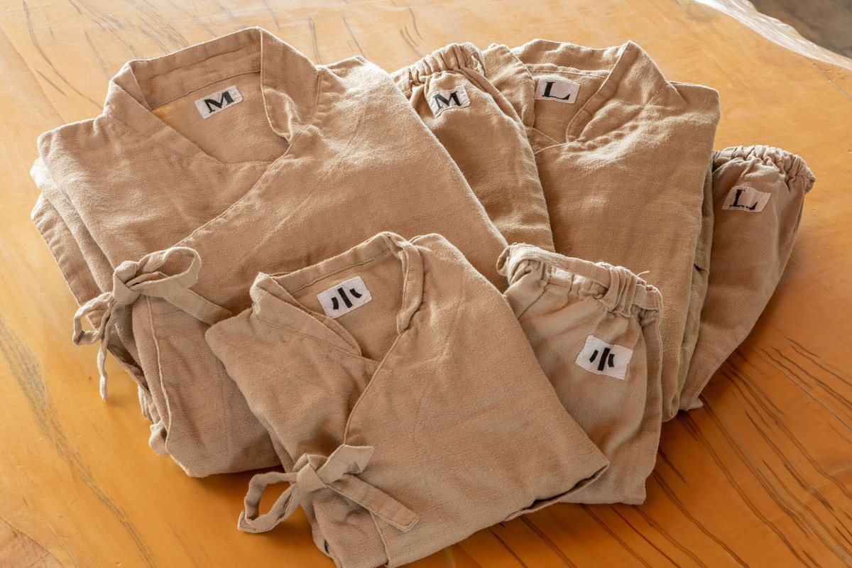 館内着の作務衣