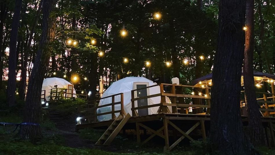 アウトドアをトコトン楽しむ！秘密基地のようなグランピング施設4231312