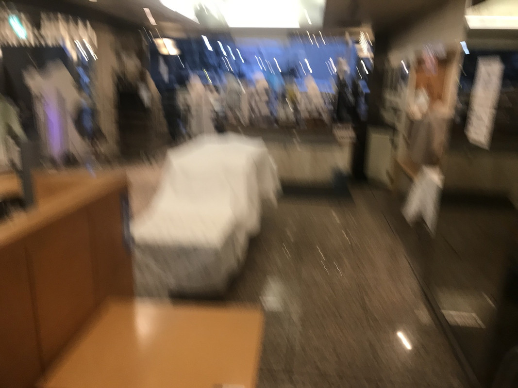 1階食事ホール、ウェルカムドリンク