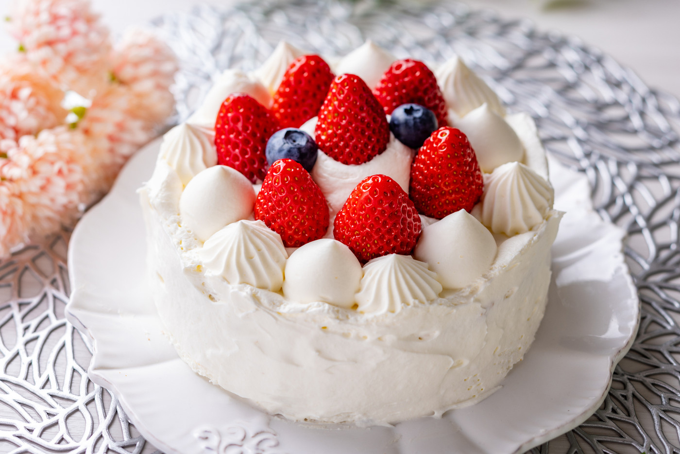 ケーキ　いちご　