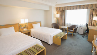 コーナーデラックスツインルーム(禁煙) (シングルサイズベッド 2台)