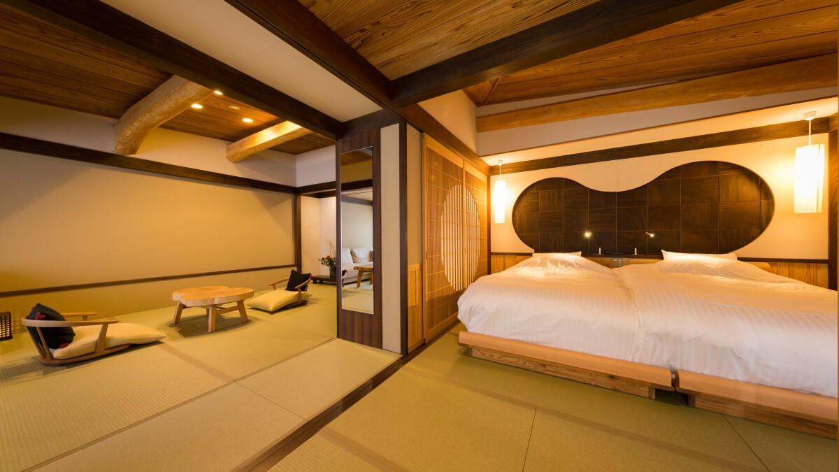 木と畳の温もりを感じるお部屋と2本の自家源泉でリフレッシュ4237796