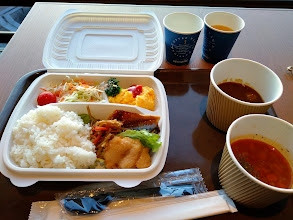 弁当だけど美味しいよ