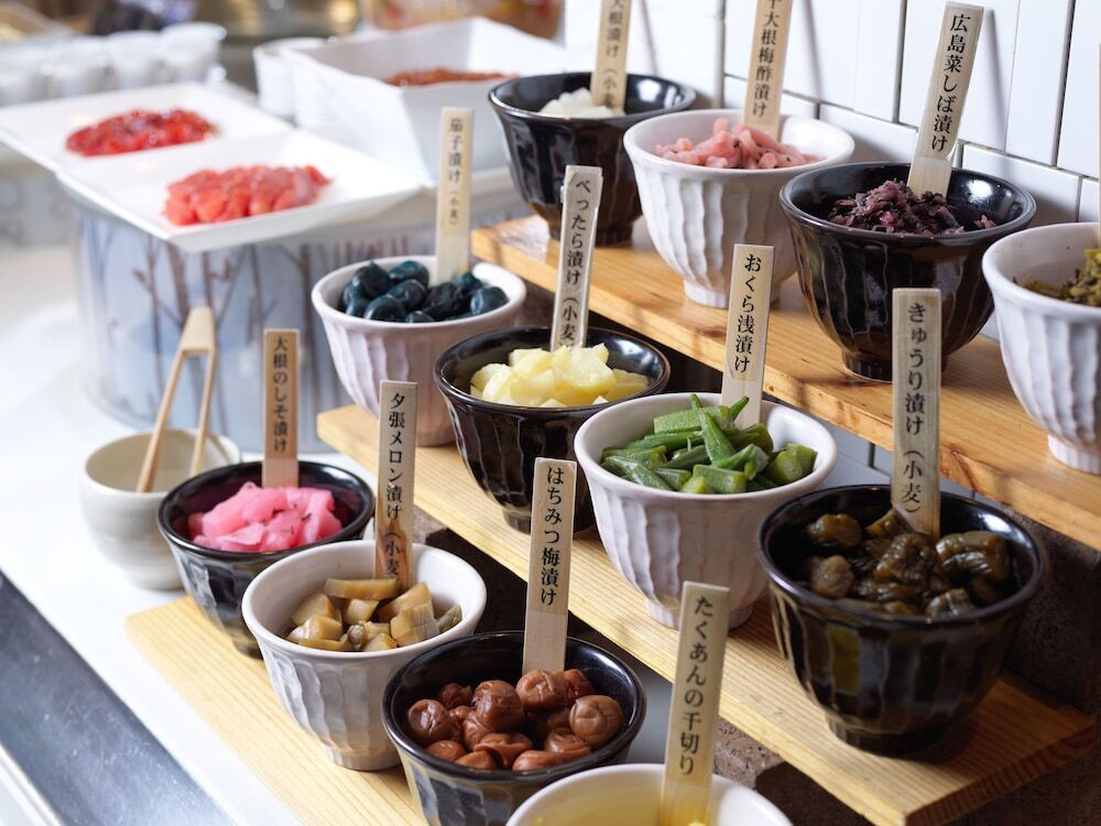 朝食ビュッフェ／漬物