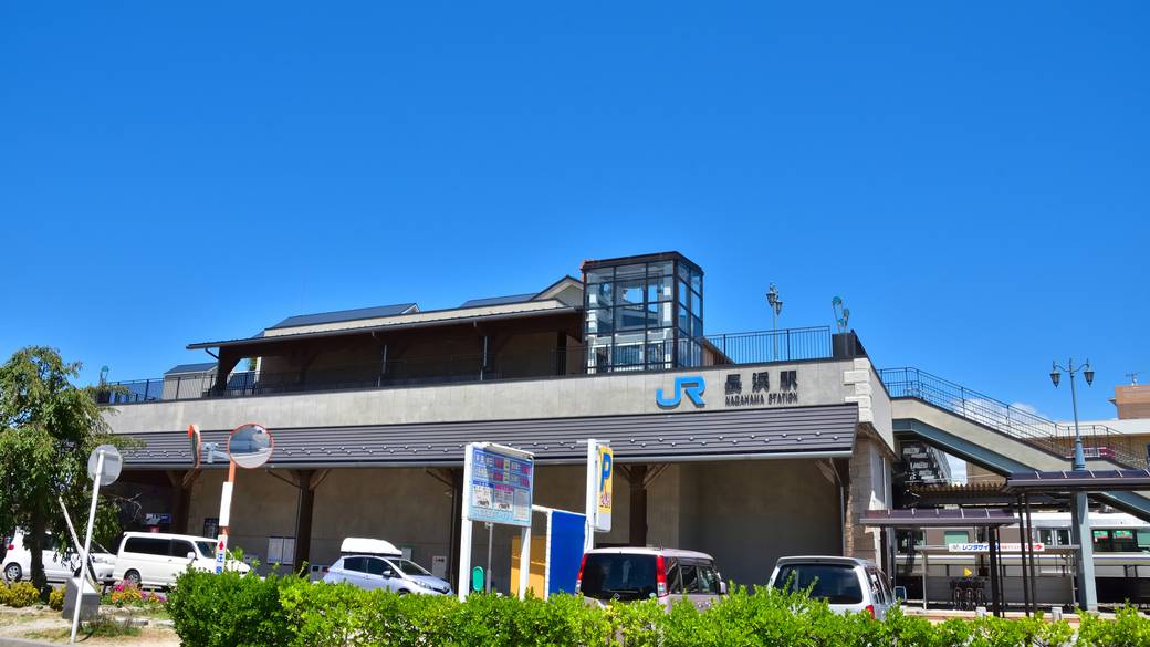 JR長浜駅。無料送迎は予約不要 / 5