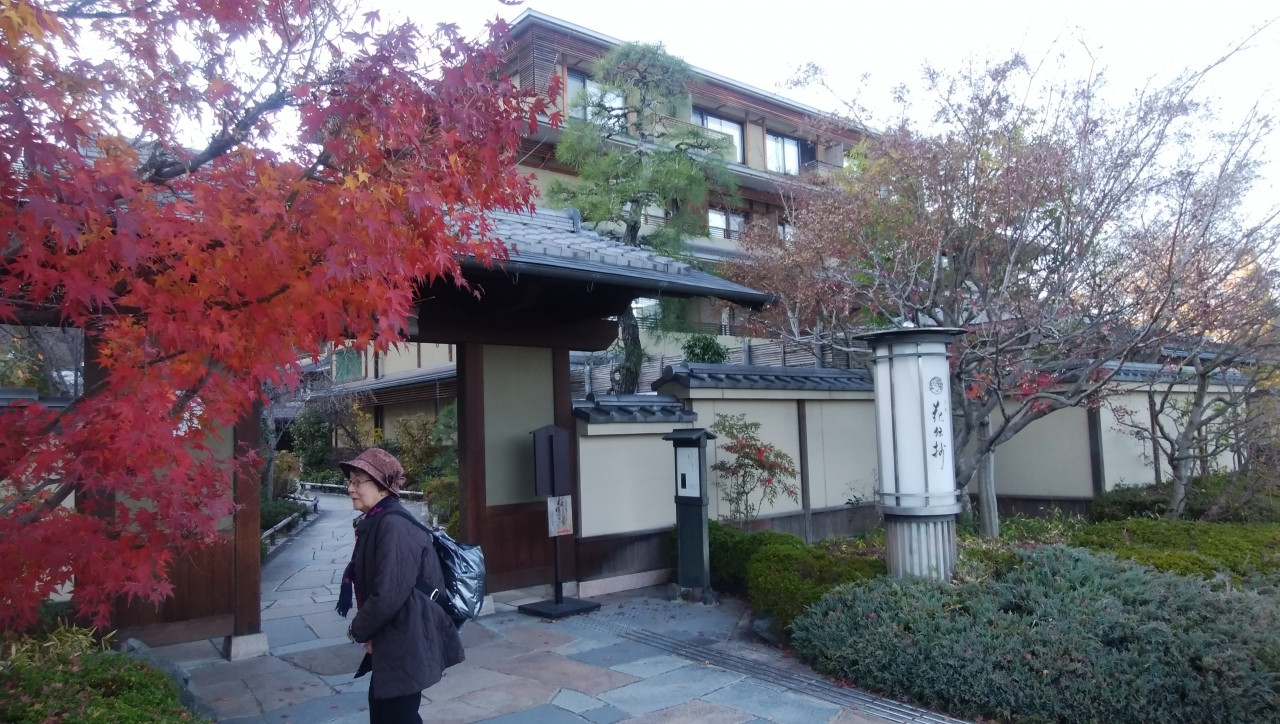 遅い紅葉をまだ見られました。