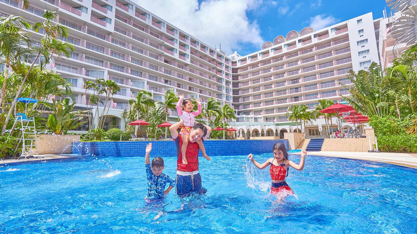 噴水付きプールでおおはしゃぎ！畳の部屋で子連れも快適♪4053839