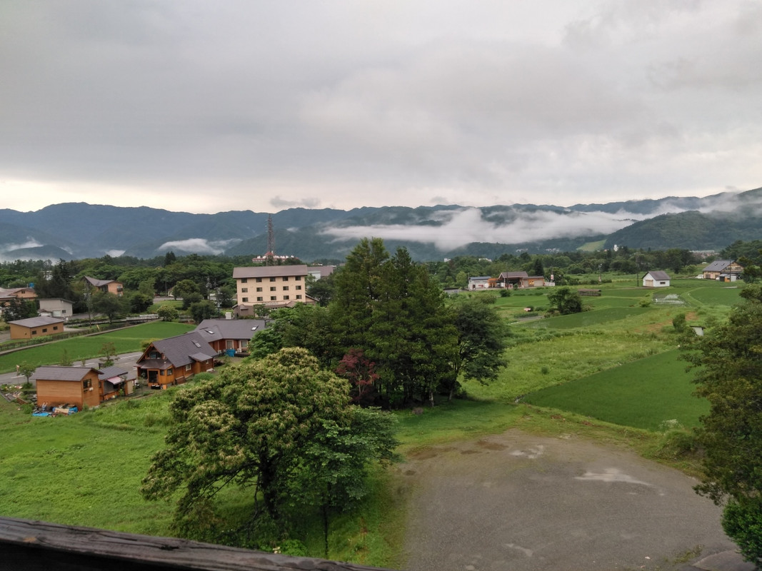 里山側の部屋からの眺めです。