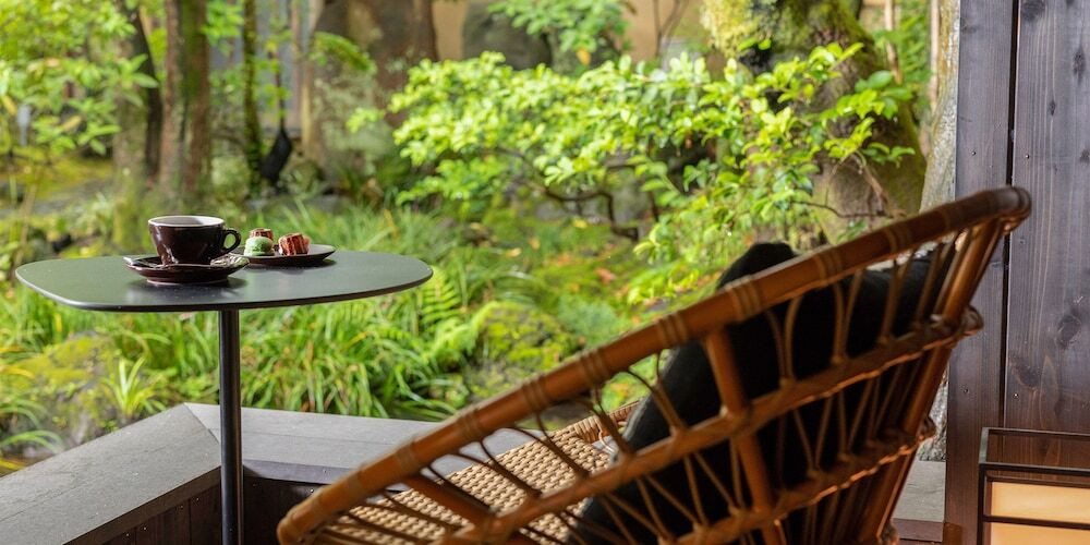 101号室 庭に面したテラス