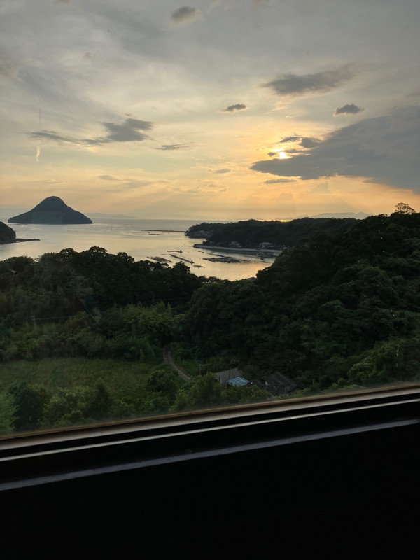 湯上がり処からの景色