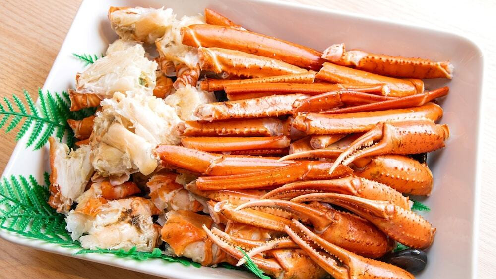 カニも並ぶ豪華な朝食ビュッフェ4002834