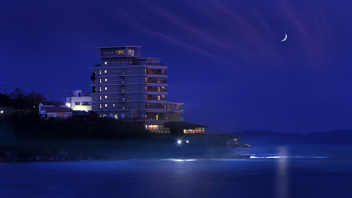 部屋と露天風呂からはオーシャンビューの絶景！3457325