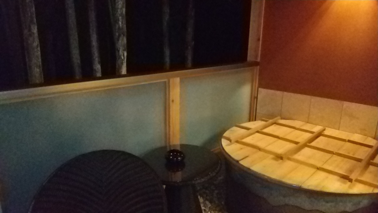 部屋の露天風呂