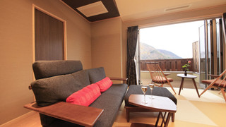 [離れ] Type S/温泉露天風呂+和リビング+寝室 (ツイン) 禁煙 (12歳以下は宿泊頂けません)