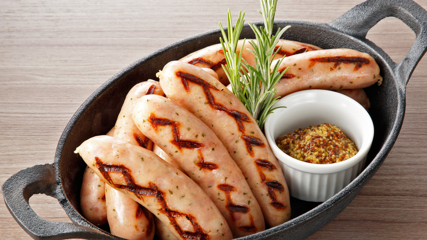 朝食ブッフェ ハーブソーセージ