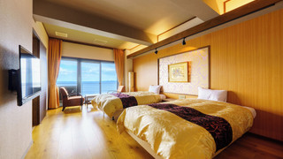 [禁煙] オーシャンビュー 最上階 [露天風呂付和洋室]