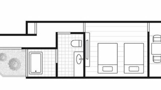 デラックス ツインルーム ラウンジアクセス 禁煙