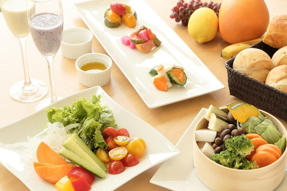 朝食ビュッフェ