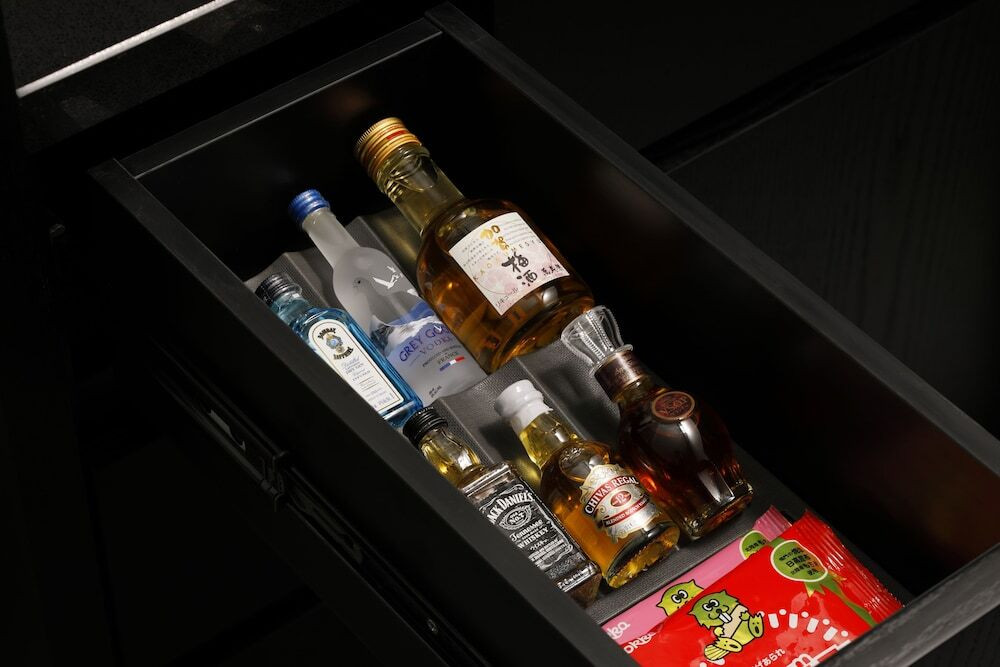 スイートルーム限定のミニバー