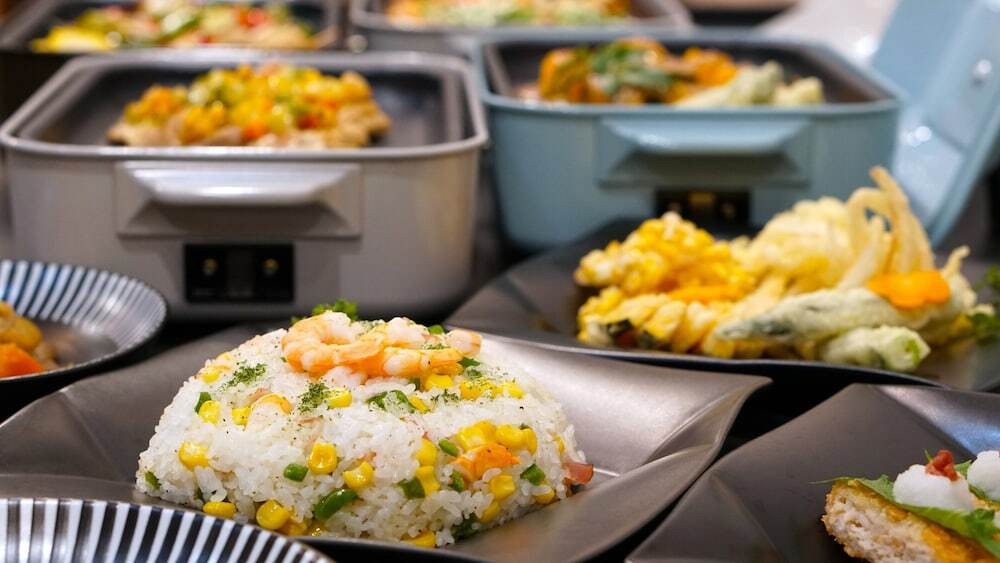 朝食ビュッフェ