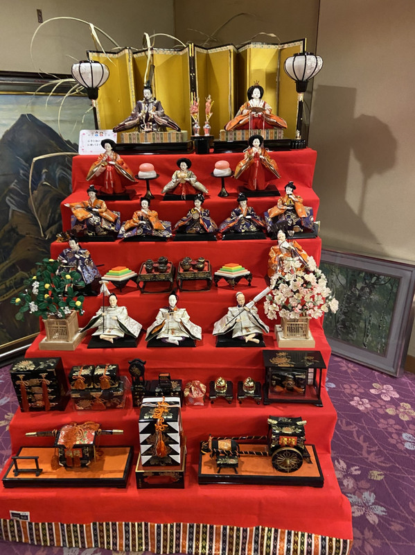 お雛様が美しいです