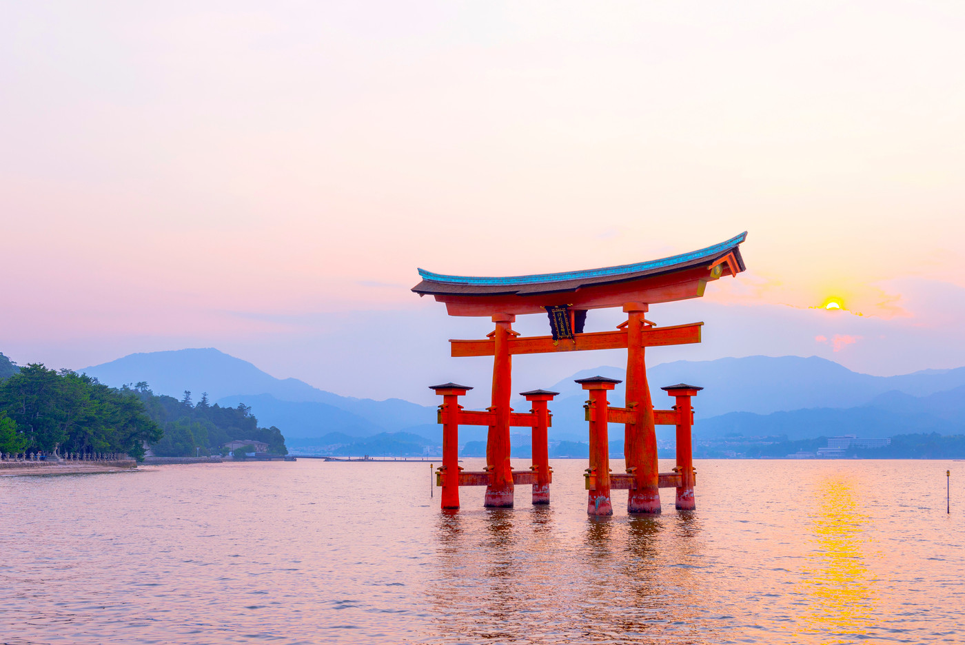 夕焼けの宮島