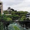 ホテルから熊本城までは徒歩5分ほど