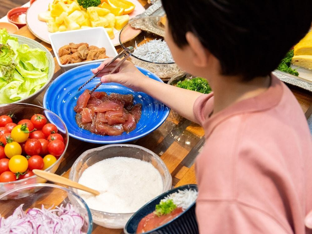 朝食ビュッフェ