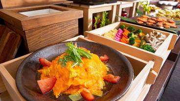 朝食ビュッフェ 料理コーナー / 5