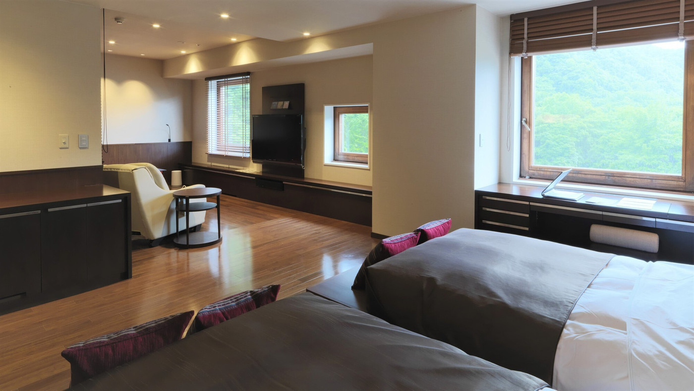 森のリゾートで癒しの滞在。岩盤浴付き客室でリラックス4573224