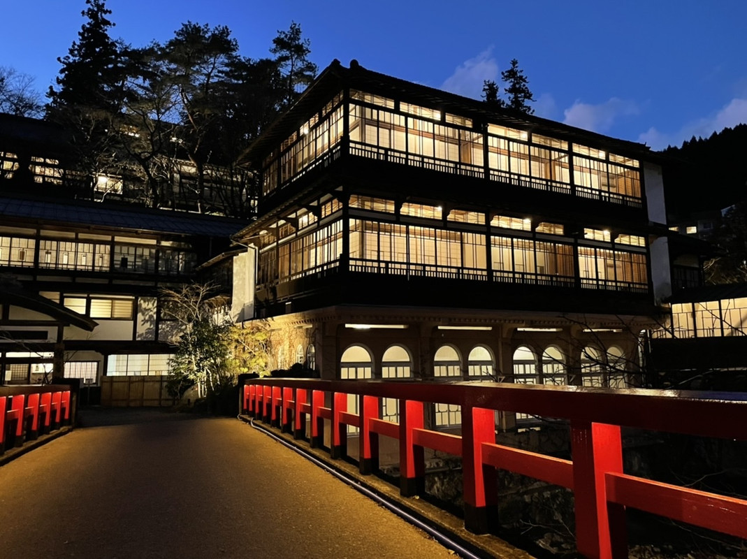 夜のライトアップ