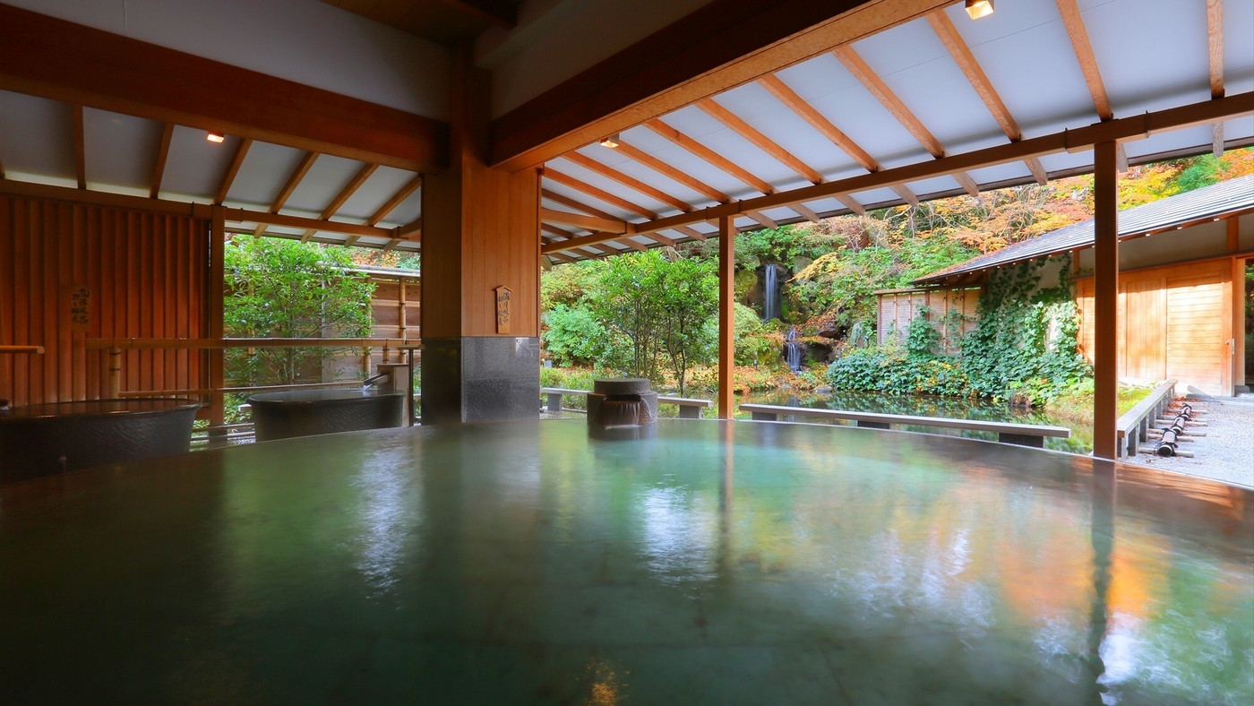 3つの無料の貸切風呂あり。温泉を独占してリラックス4575444