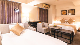 【３名】ラグジュアリー ダブルルーム ソファーベッド 禁煙