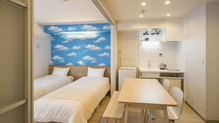 スーペリア 4 人部屋 1 ベッドルーム バルコニー