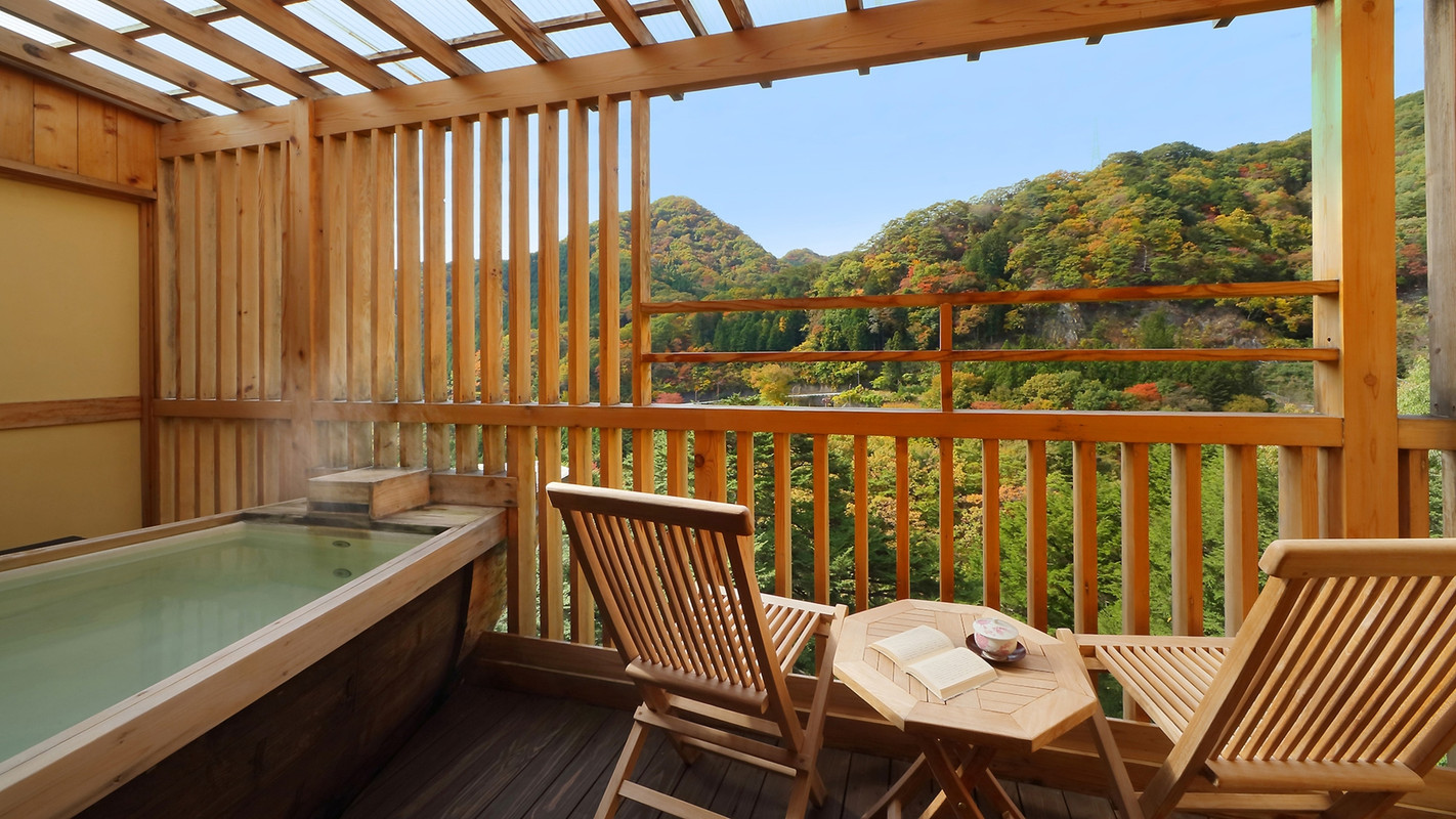 「楓」客室露天風呂