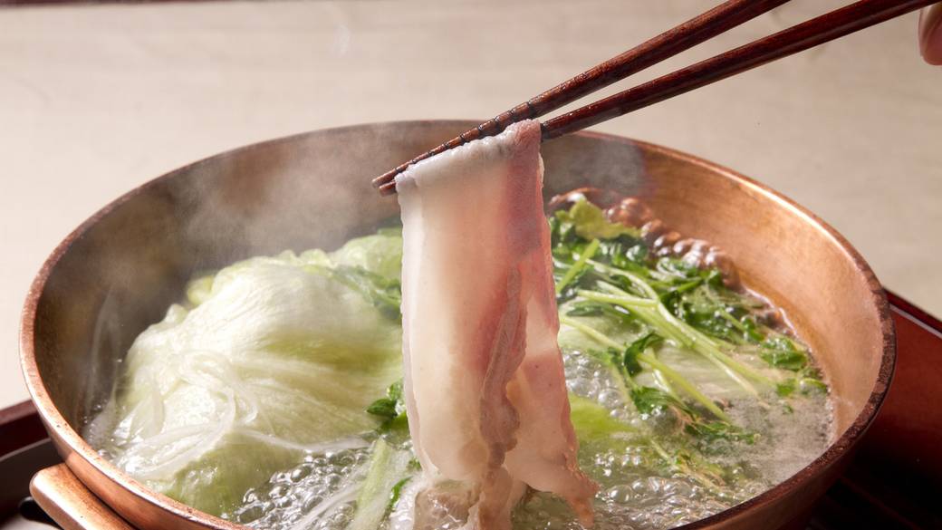 黒豚ばら肉しゃぶしゃぶ / 1