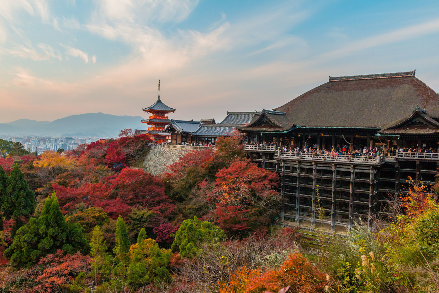 清水寺の紅葉