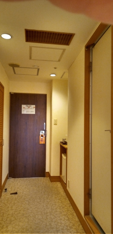 シングルルームの入口です。