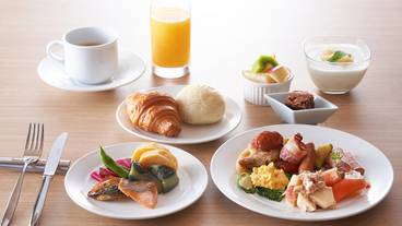 朝食ビュッフェの盛り付けイメージ / 3
