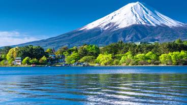 河口湖と富士山 / 1