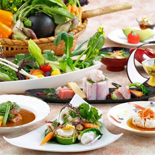 夕食はみずみずしい
有機野菜を堪能 / 1